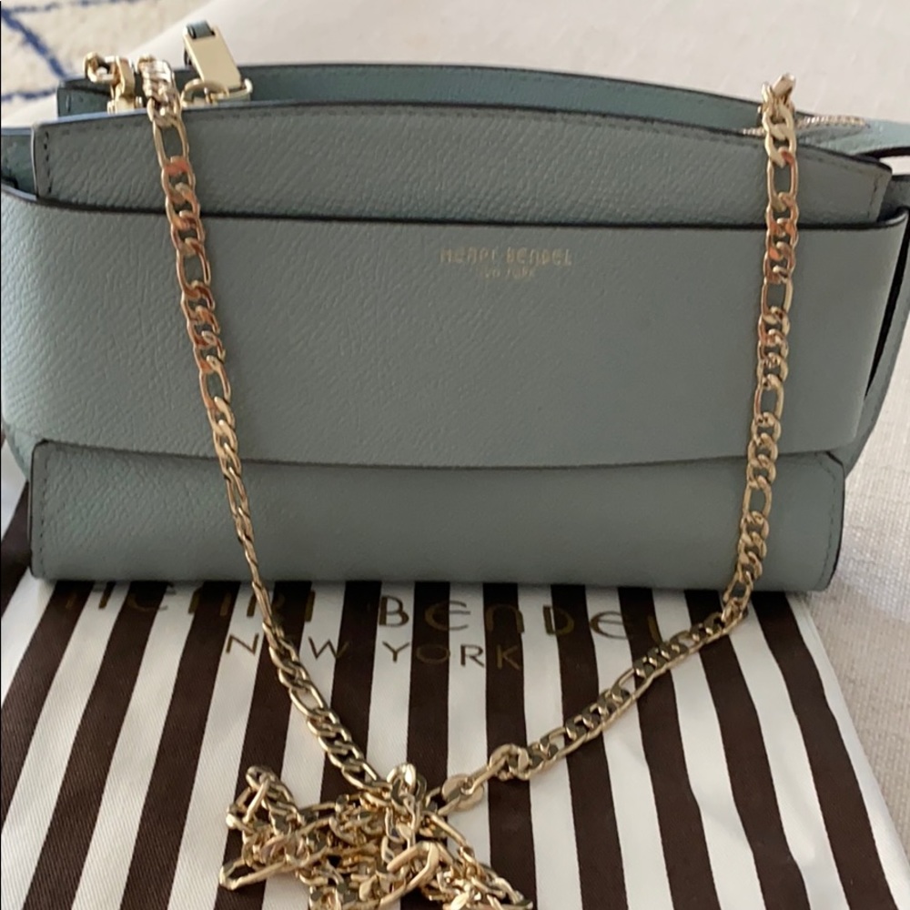 Gorgeous grey blue Henri Bendel Evening Bag